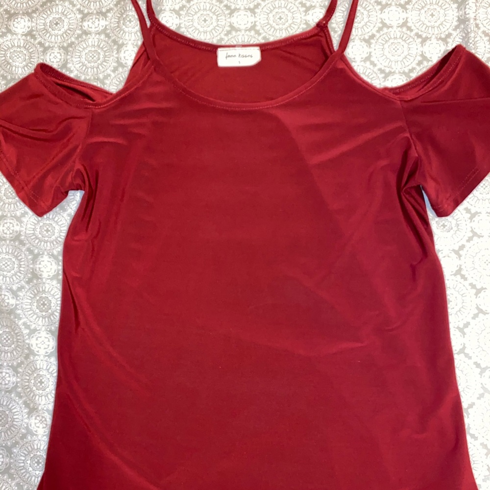 Red blouse